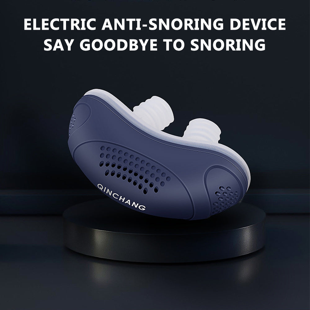 Anti Snoring Devices, 2 in 1 Anti-Snoring Relieve Snore Nose Vent Plug, Micro Electric CPAP Noise Stop Snoring Devices Work for Men Women