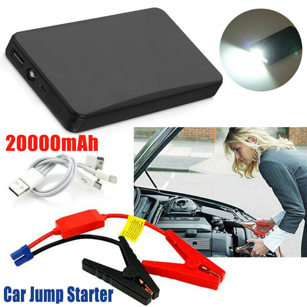 20000mAh 12V Portable Slim Car Jump Starter Engine Battery Charger Power Bank Battery Charger